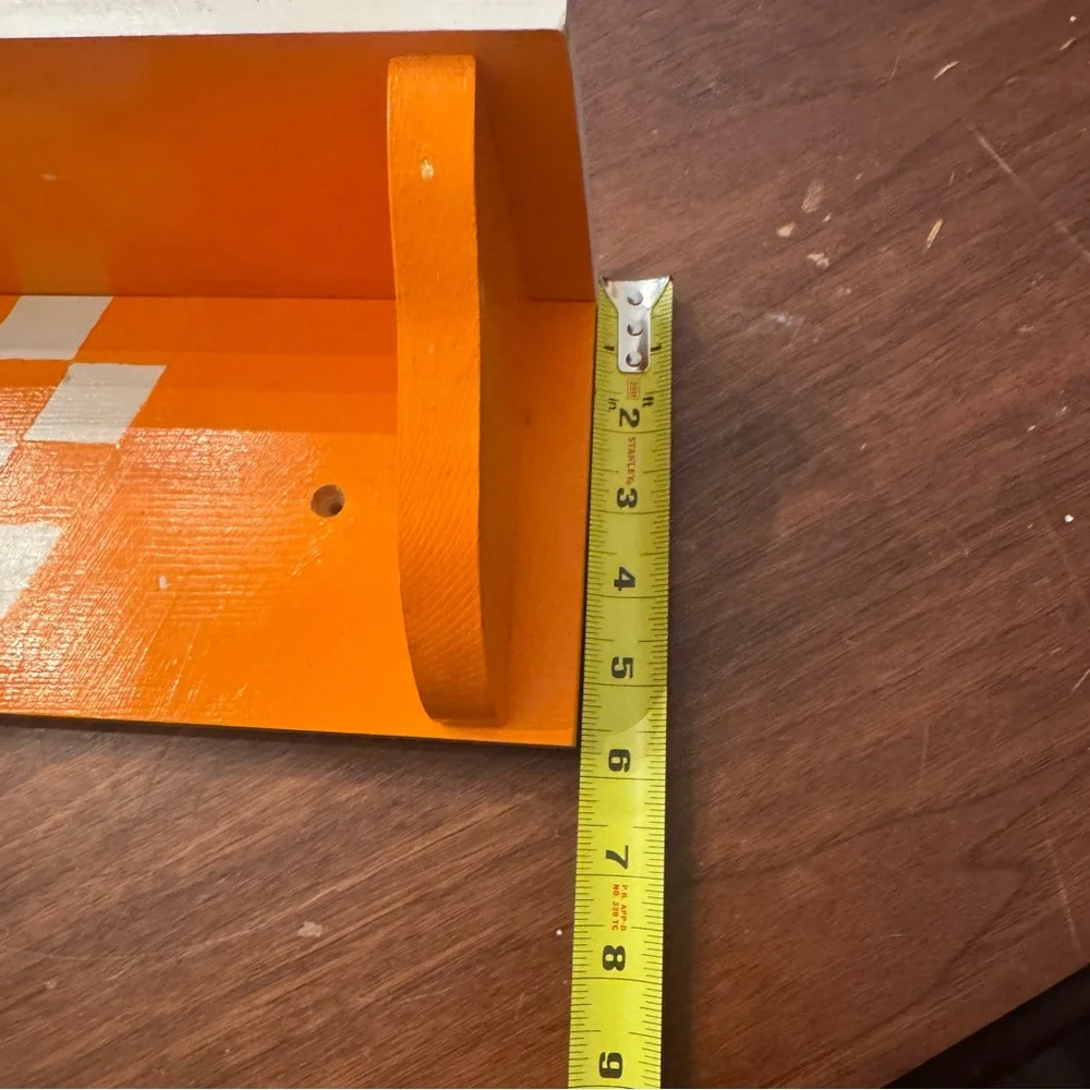 Vintage University of Tennessee Wooden Shelf Fan Made in 2003
